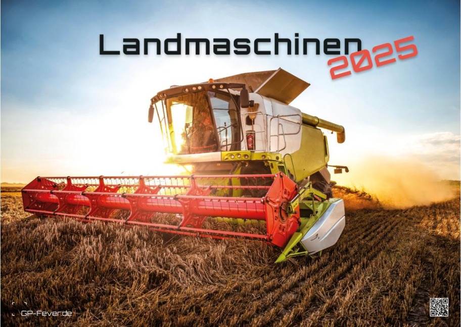 Landmaschinen - Traktor - 2025 - Kalender DIN A3 - 