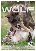 Emotionale Momente: Der Wolf. (Wandkalender 2025 DIN A2 hoch), CALVENDO Monatskalender - Ingo Gerlach