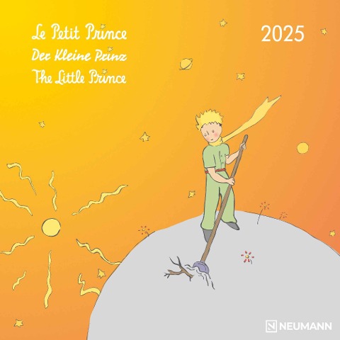 Der Kleine Prinz 2025 - Wand-Kalender - Broschüren-Kalender - 30x30 - 30x60 geöffnet - Kinder-Kalender - Illustrationen - Antoine de Saint-Exupéry
