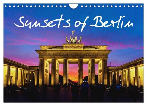 Sunsets of Berlin (Wall Calendar 2024 DIN A4 landscape), CALVENDO 12 Month Wall Calendar - Nelofee Nelofee