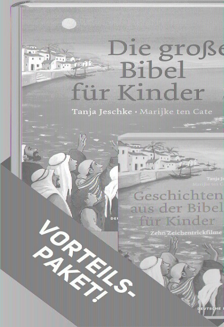 Die große Bibel für Kinder. Kombi-Paket (Buch + DVD) - Tanja Jeschke