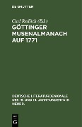 Cover-Bild zum Titel 'Göttinger Musenalmanach auf 1771' von ''