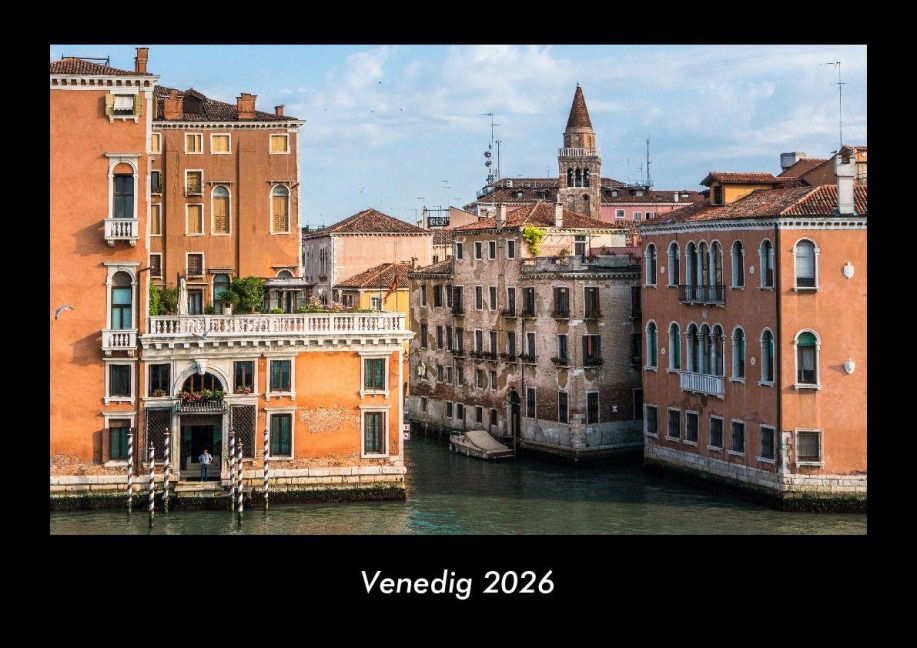 Venedig 2026 Fotokalender DIN A3 - Tobias Becker