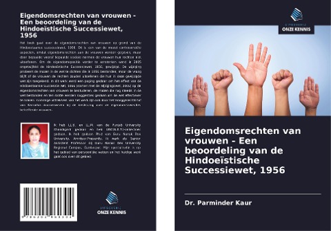 Eigendomsrechten van vrouwen - Een beoordeling van de Hindoeïstische Successiewet, 1956 - Parminder Kaur