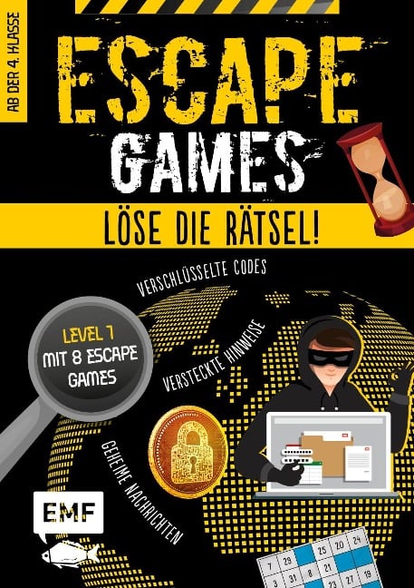 Escape Games - Löse die Rätsel! - Level 1 mit 8 Escape Games ab 9 Jahren - Mallory Monhard