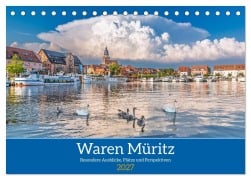 Cover-Bild zum Titel 'Waren Müritz Besondere Ausblicke, Plätze und Perspektiven (Tischkalender 2027 DIN A5 quer), CALVENDO Monatskalender' von 'André Pretzel'