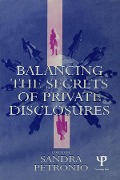 Cover-Bild zum Titel 'Balancing the Secrets of Private Disclosures' von ''