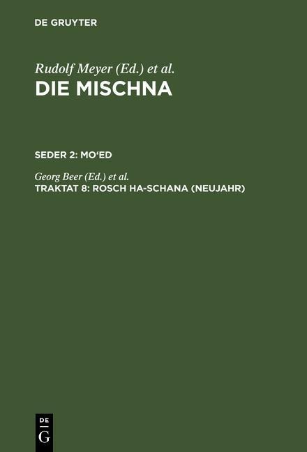 Rosch ha-schana (Neujahr) - 