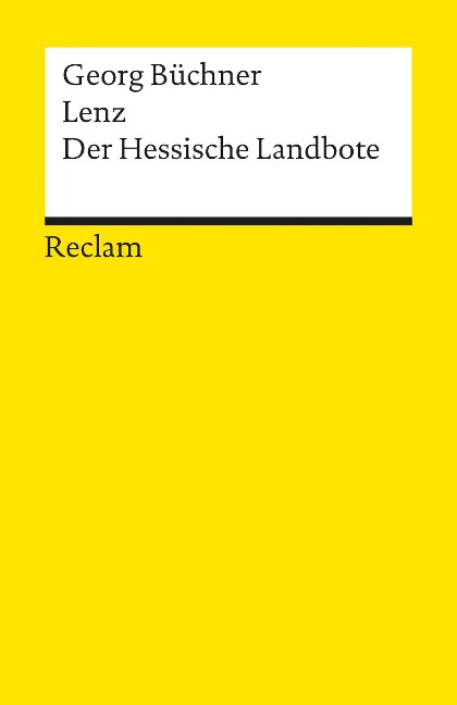Lenz · Der Hessische Landbote - Georg Büchner