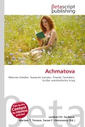 Cover-Bild zum Titel 'Achmatova' von ''