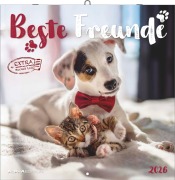 Familienplaner Beste Freunde 2026 - Broschürenkalender im Format 30 x 30 - 