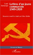 Cover-Bild zum Titel 'Lettres d'un jeune communiste' von 'Gilbert Boillot, Louis Domergue'
