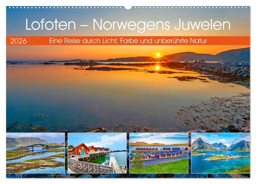 Lofoten - Norwegens Juwelen (Wandkalender 2026 DIN A2 quer), CALVENDO Monatskalender - Christa Kramer