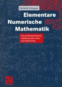 Cover-Bild zum Titel 'Elementare Numerische Mathematik' von 'Berthold Schuppar'