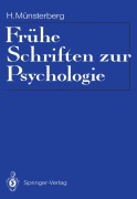 Cover-Bild zum Titel 'Frühe Schriften zur Psychologie' von 'Hugo Münsterberg'