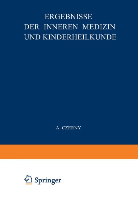 Ergebnisse der Inneren Medizin und Kinderheilkunde - L. Langstein, A. Schittenhelm