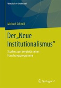 Cover-Bild zum Titel 'Der "Neue Institutionalismus"' von 'Michael Schmid'