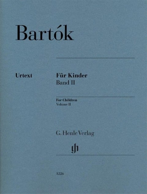Bartók, Béla - For Children, Volume II - Béla Bartók