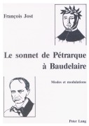 Cover-Bild zum Titel 'Le sonnet de Pétrarque à Baudelaire' von ''