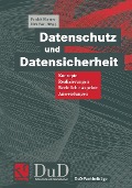 Cover-Bild zum Titel 'Datenschutz und Datensicherheit' von ''