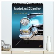 Faszination US Klassiker 1955 bis 1967 (hochwertiger Premium Wandkalender 2026 DIN A2 hoch), Kunstdruck in Hochglanz - Beate Gube