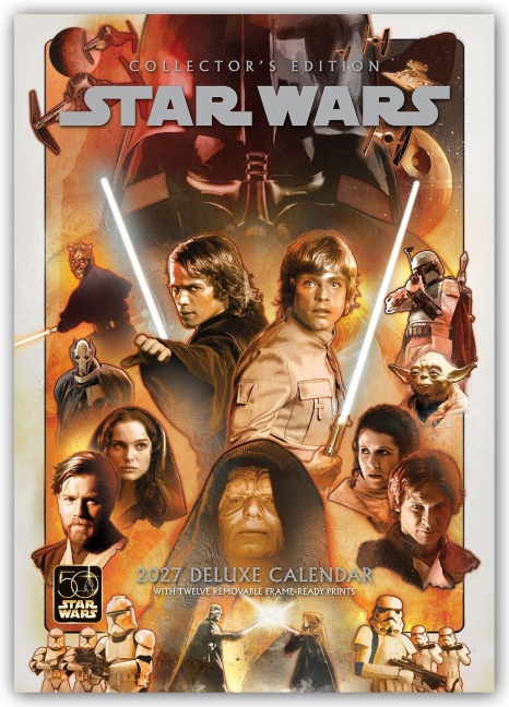 Star Wars A3-Deluxe Kalender 2027 - Collectors Edition Wandkalender - Danilo Promotion Ltd