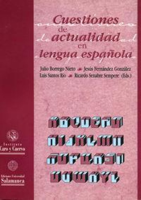 Cuestiones de actualidad en lengua española - 
