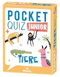 Cover-Bild zum Titel 'Pocket Quiz junior Tiere' von 'Jürgen Winzer'