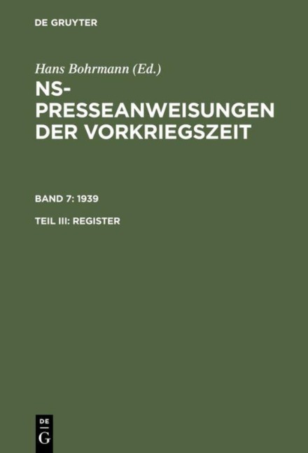 1939. Register - 