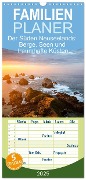 Familienplaner 2025 - Der Süden Neuseelands: Berge, Seen und traumhafte Küsten mit 5 Spalten (Wandkalender, 21 x 45 cm) CALVENDO - Gerhard Aust