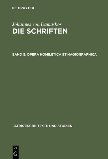 Opera homiletica et hagiographica - 