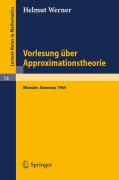Cover-Bild zum Titel 'Vorlesung über Approximationstheorie' von 'Helmut Werner'