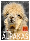 Lustige Alpakas (Tischkalender 2024 DIN A5 hoch), CALVENDO Monatskalender - Peter Roder