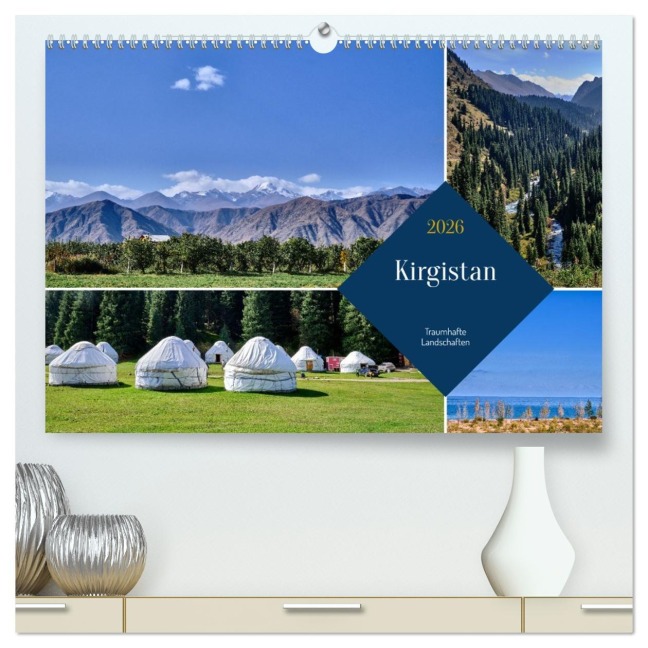 Kirgistan - Traumhafte Landschaften (hochwertiger Premium Wandkalender 2026 DIN A2 quer), Kunstdruck in Hochglanz - 