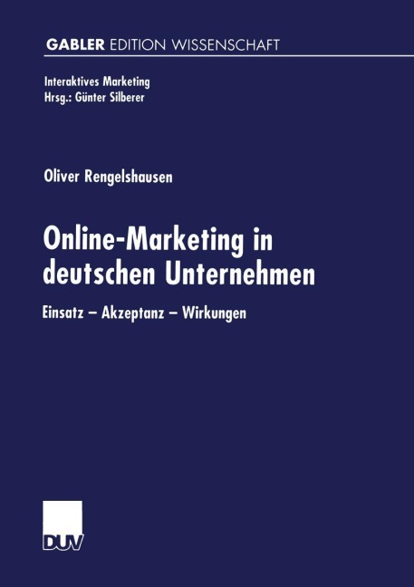 Online-Marketing in deutschen Unternehmen - Oliver Rengelshausen