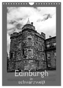 Cover-Bild zum Titel 'Edinburgh in schwarzweiß (Wandkalender 2026 DIN A4 hoch), CALVENDO Monatskalender' von 'Petra Schauer'