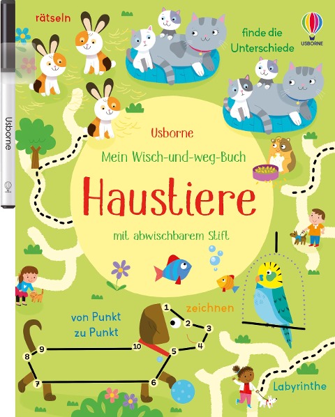 Mein Wisch-und-weg-Buch: Haustiere - Kirsteen Robson