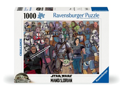 Erwachsenenpuzzle 1000 Teile - Challenge Star Wars Mandalorian - 
