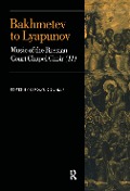 Cover-Bild zum Titel 'Bakhmetev to Lyapunov' von ''