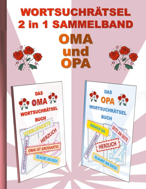 WORTSUCHRÄTSEL 2 in 1 SAMMELBAND OMA und OPA - Brian Gagg