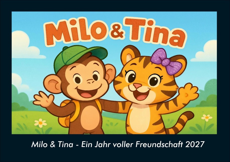 Milo & Tina - Ein Jahr voller Freundschaft 2027 Fotokalender DIN A4 - Tobias Schmitt, Kevin Heber