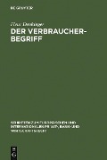 Cover-Bild zum Titel 'Der Verbraucherbegriff' von 'Fleur Denkinger'
