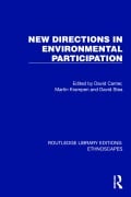 Cover-Bild zum Titel 'New Directions in Environmental Participation' von ''