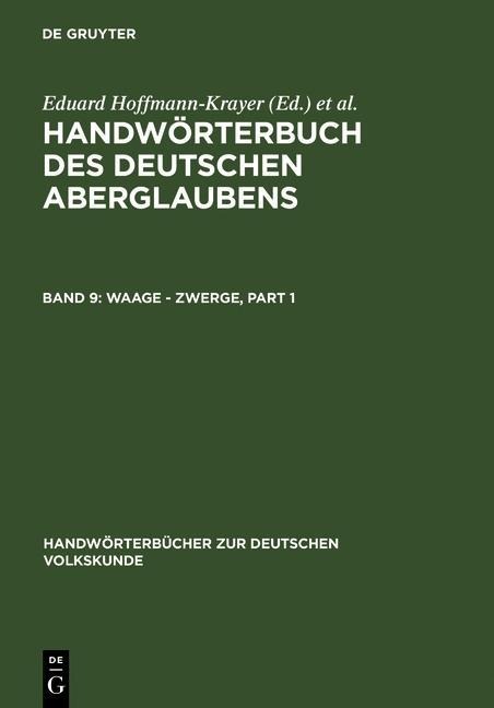 Waage - Zypresse. Nachträge A - Z - 