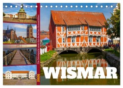Cover-Bild zum Titel 'Wismar - Die Ostseeperle unter den deutschen Hansestädten (Tischkalender 2026 DIN A5 quer), CALVENDO Monatskalender' von 'Holger Felix'