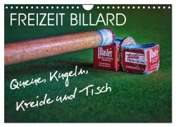 Freizeit Billard - Queue, Kugeln, Kreide und Tisch (Wandkalender 2025 DIN A4 quer), CALVENDO Monatskalender - W. W. Voßen - Herzog von Laar am Rhein