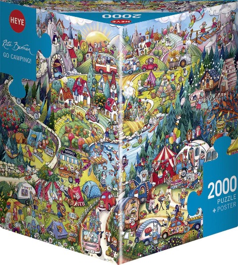 Go Camping! Puzzle 2000 Teile - Rita Berman
