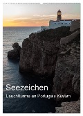 Seezeichen - Leuchttürme an Portugals Küsten (Wandkalender 2025 DIN A2 hoch), CALVENDO Monatskalender - Andreas Klesse