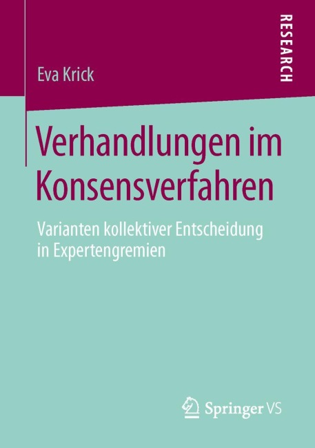 Verhandlungen im Konsensverfahren - Eva Krick