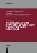 Cover-Bild zum Titel 'Die Entwicklung des Strafbefehlsverfahrens von 1846 bis in die Gegenwart' von 'Tarig Elobied'